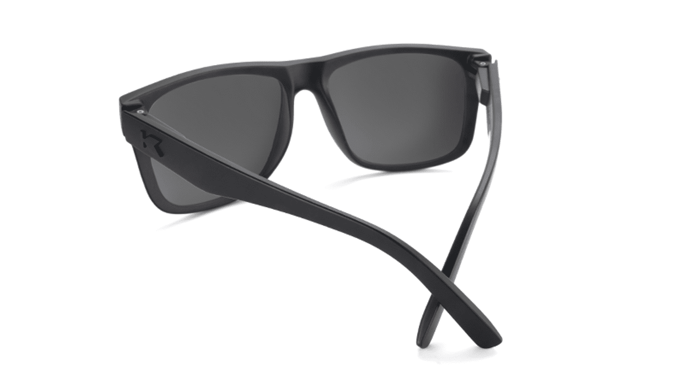 Knockaround Torrey Pines MATTE BLACK ON BLACK / SKY BLUE