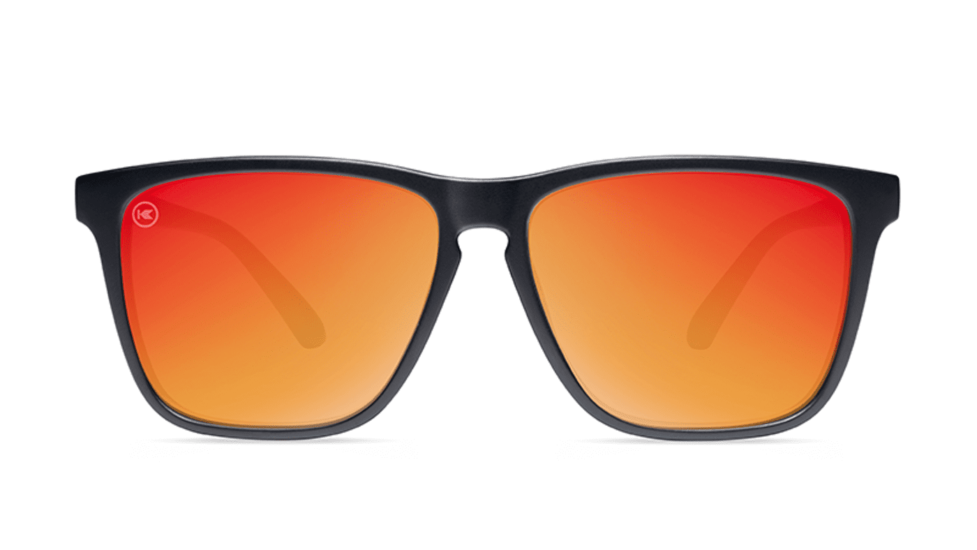 Knockaround Fast Lanes MATTE BLACK / RED SUNSET