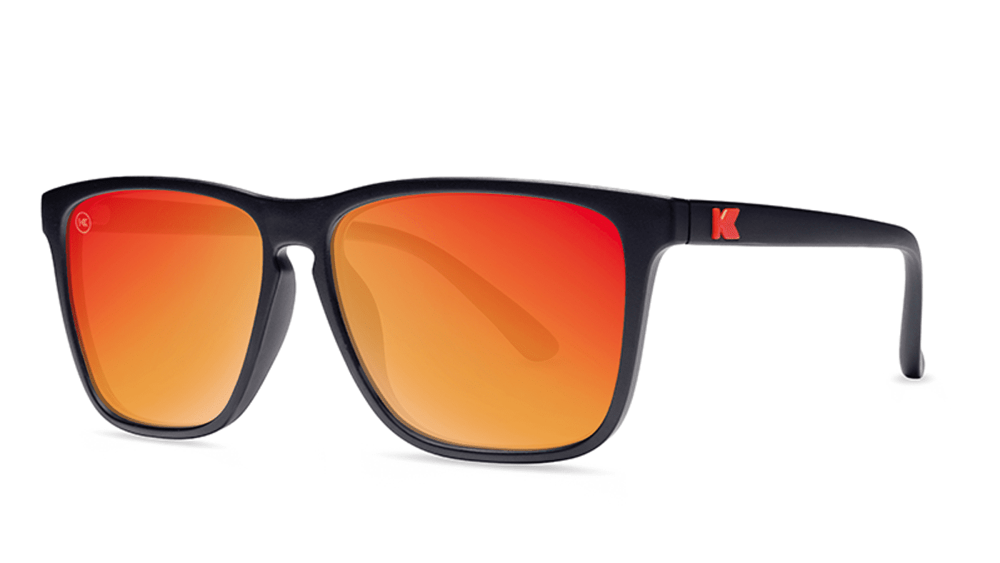 Knockaround Fast Lanes MATTE BLACK / RED SUNSET