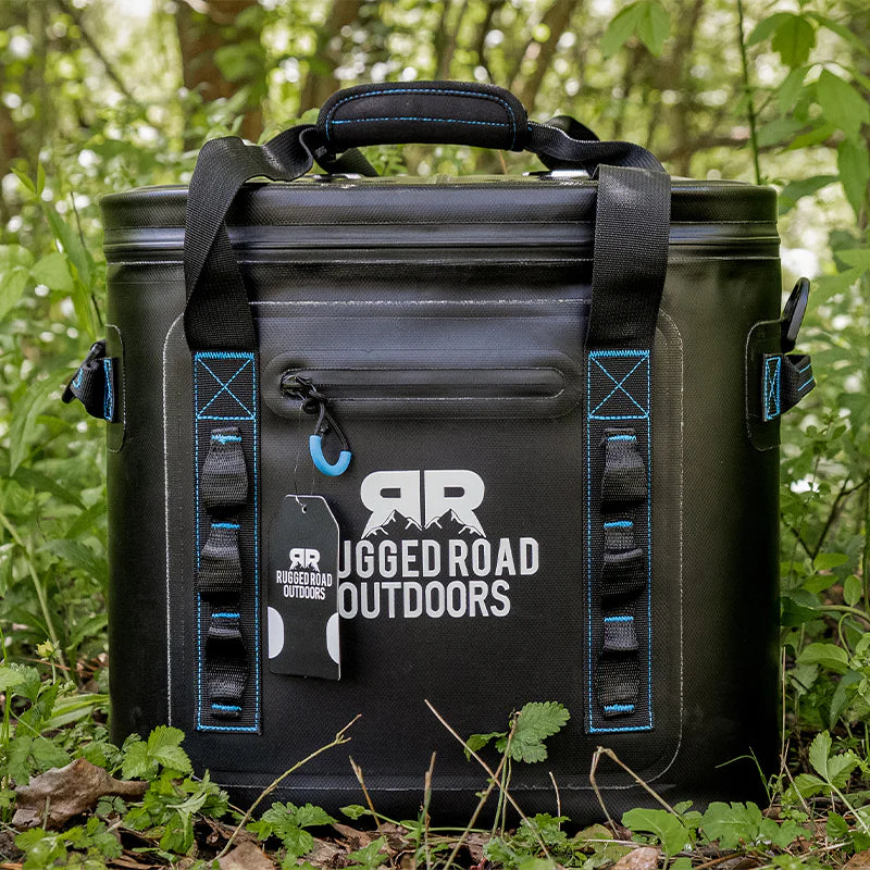 RUGGED ROAD 30 CAN SOFT COOLER - Blue Steel