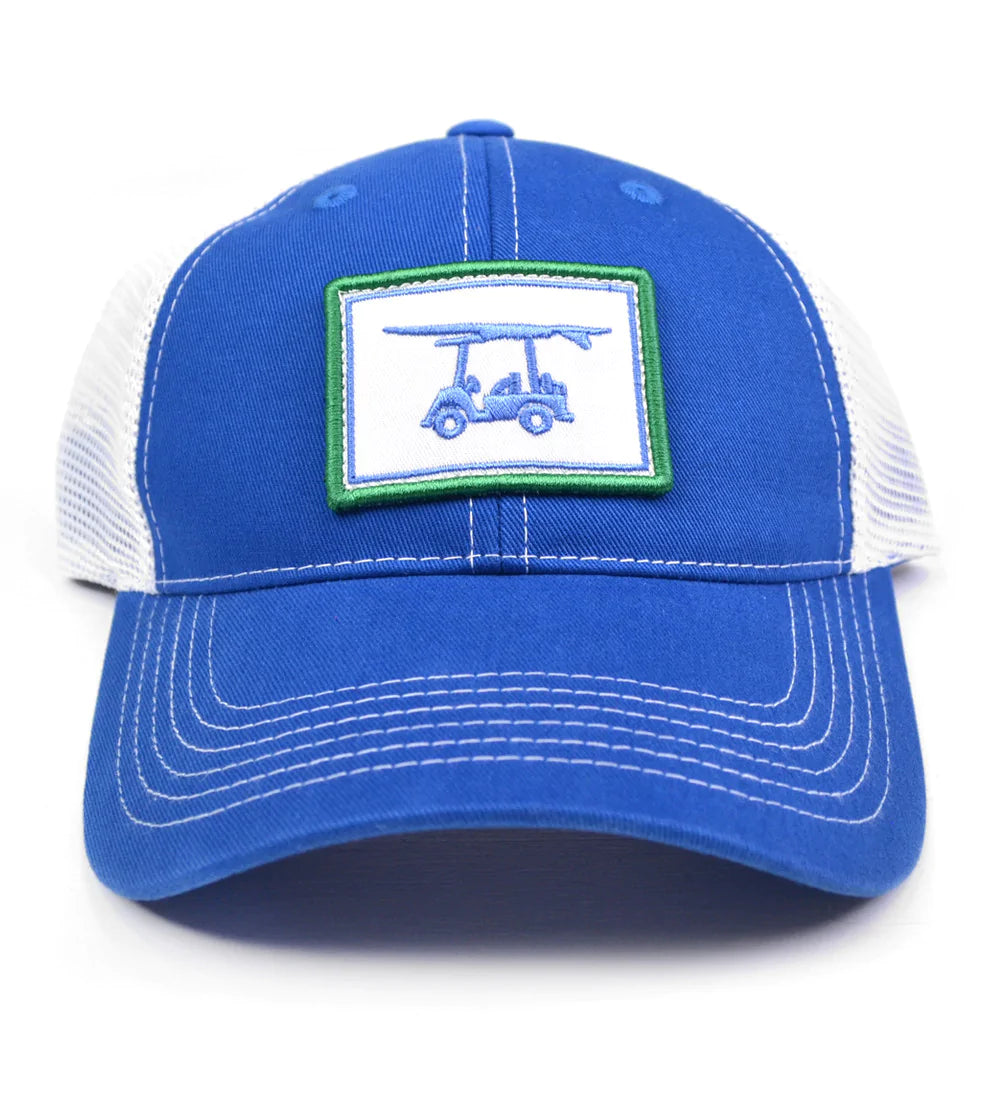 Bald Head Blues Trucker Hat - Blue
