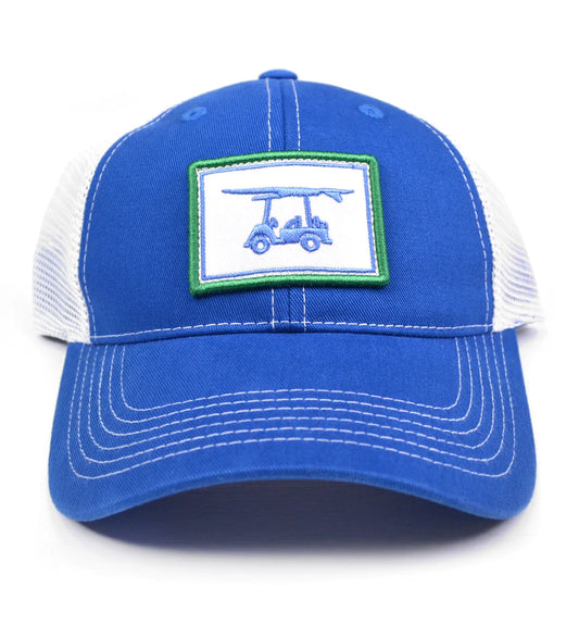 Bald Head Blues Trucker Hat - Blue