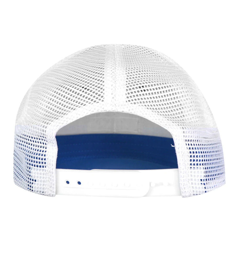 Bald Head Blues Trucker Hat - Blue