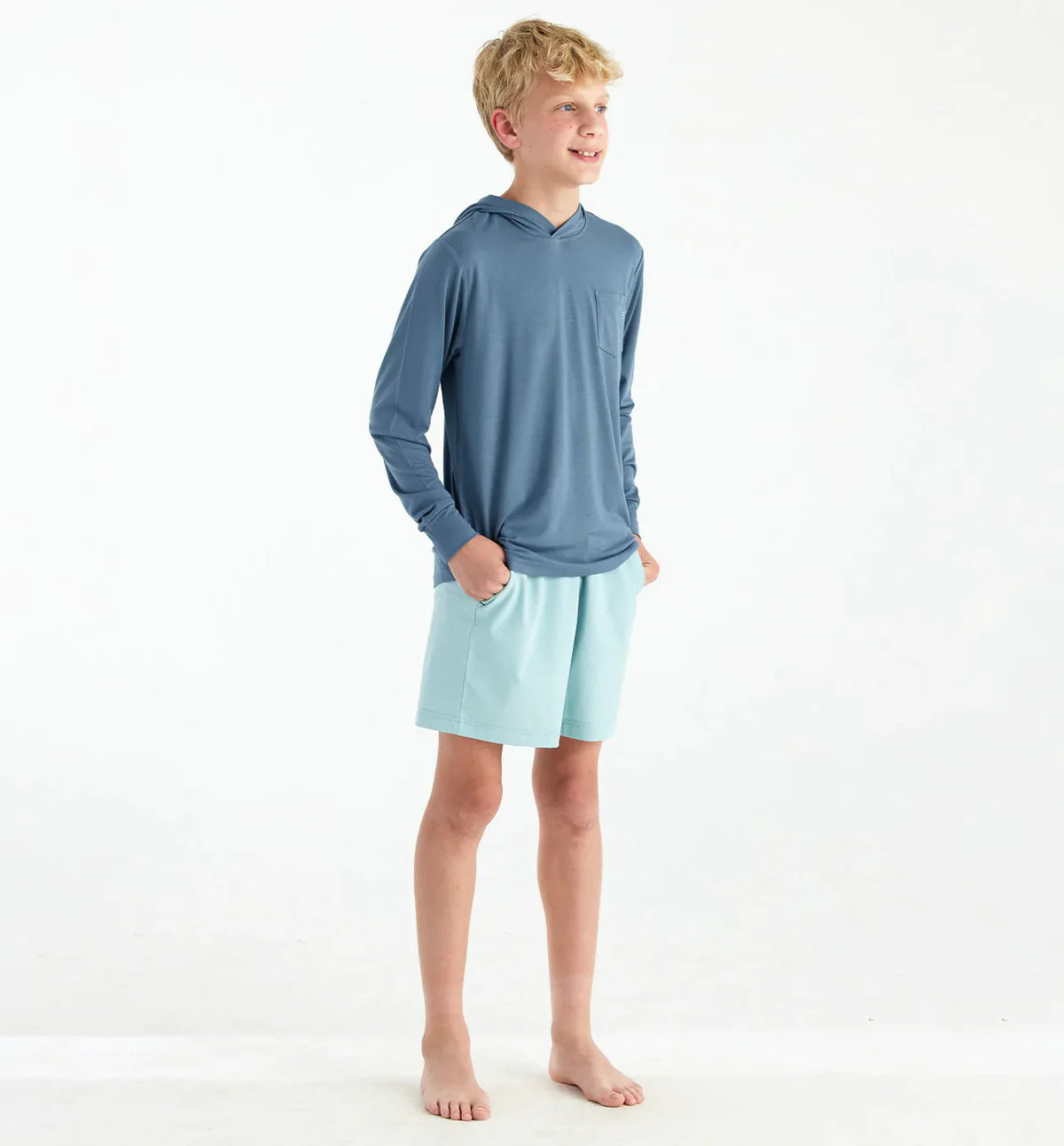 Free Fly Boys' Breeze Short - Sea Glass
