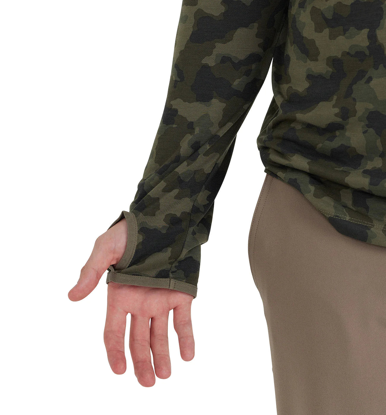 Free Fly Men's Bamboo Lightweight Hoodie - Marshland Camo