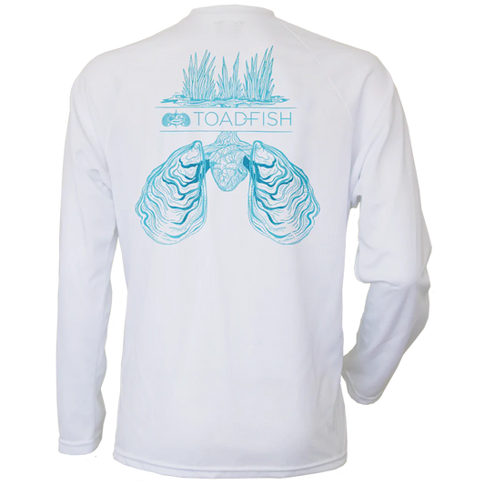 Toadfish Eco-Active Long Sleeve Marsh Lungs - White