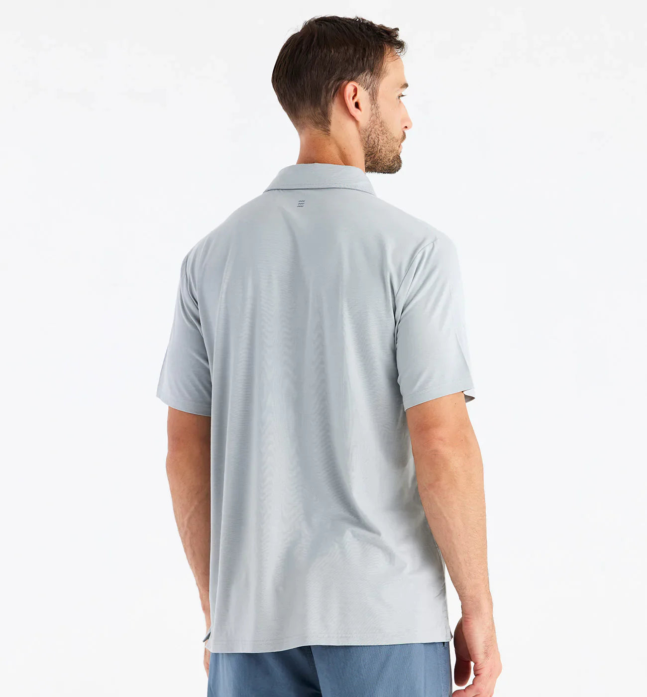 Free Fly Men's Bamboo Flex Polo - Heather Aspen Grey