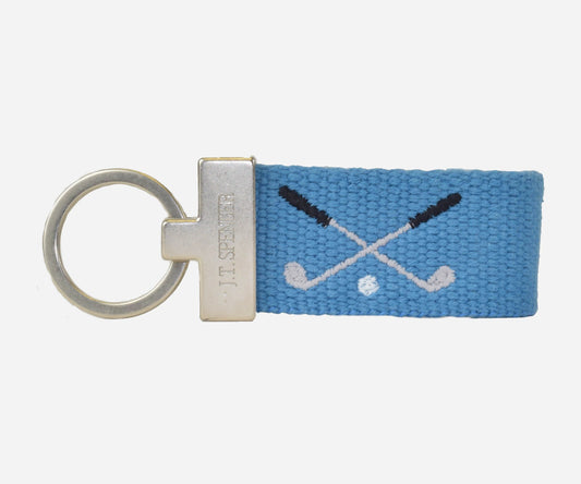 JT Spencer GOLF CLUBS KEY FOB (MARINE BLUE)