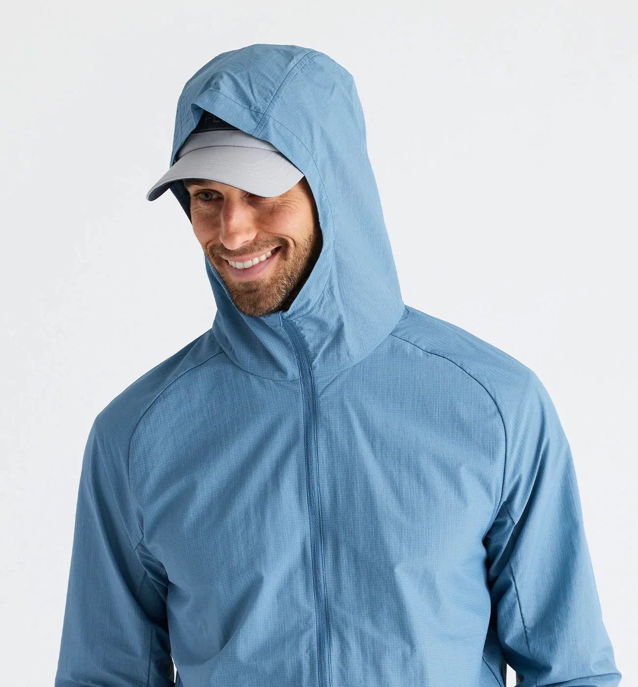 Free Fly Men's Headwind Jacket - Blue Fog