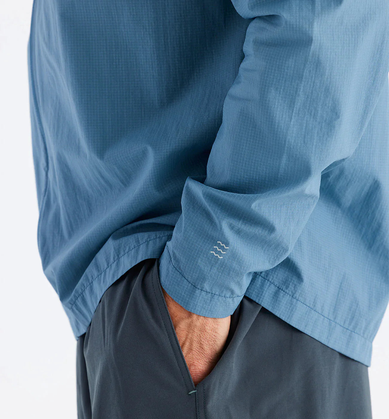 Free Fly Men's Headwind Jacket - Blue Fog