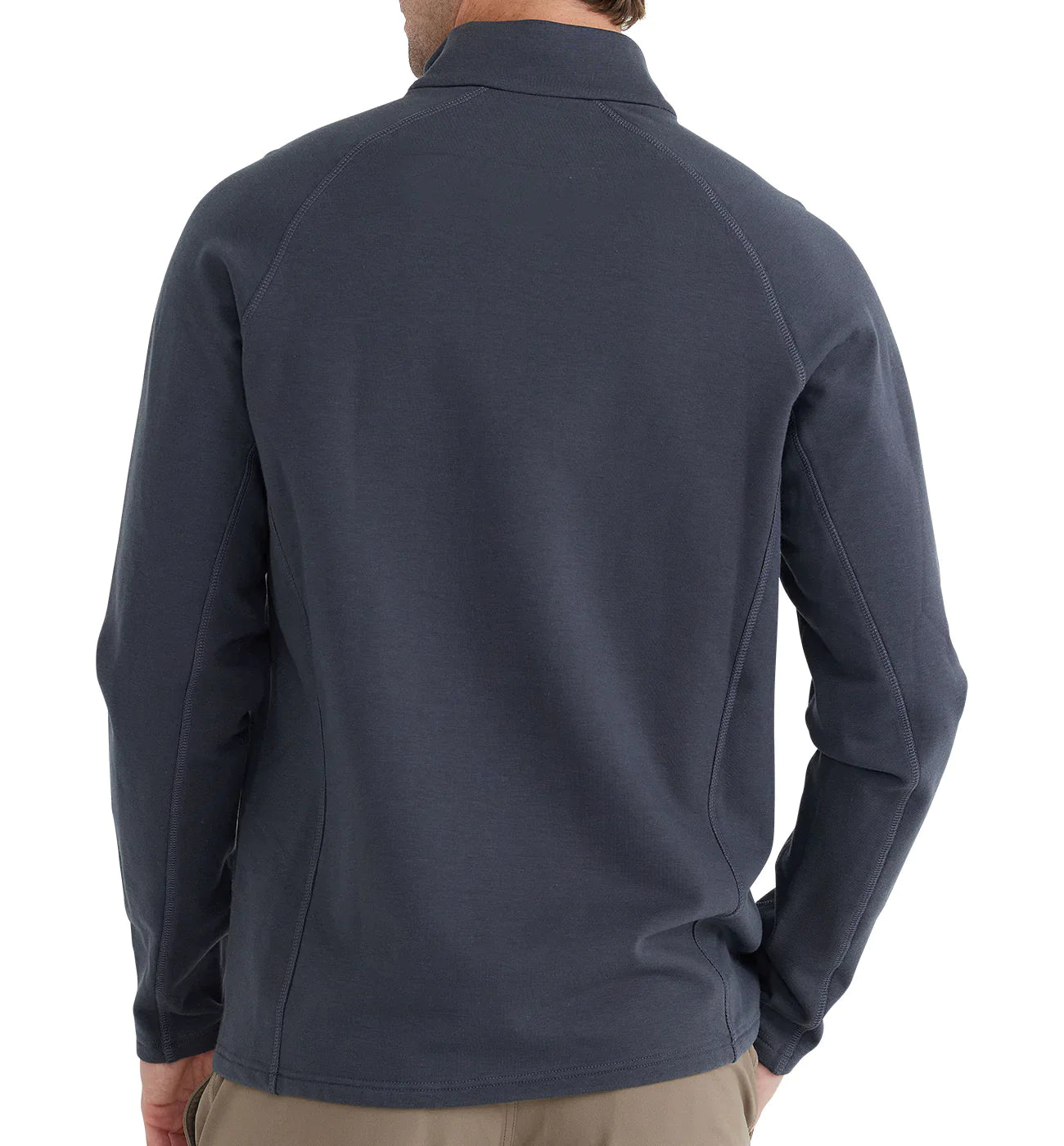 Free Fly Men's Bamboo Heritage Fleece Quarter Zip - Graphite