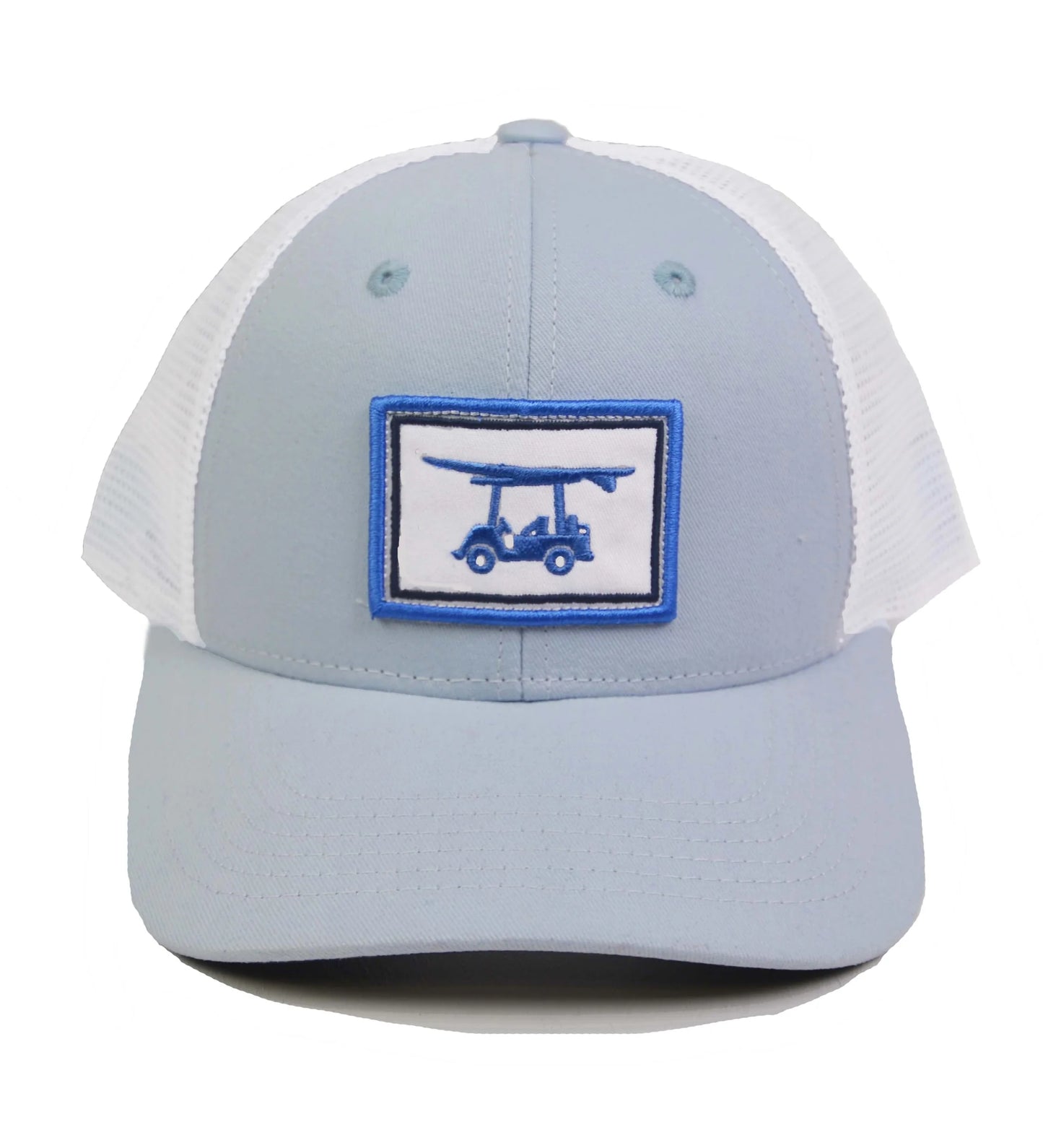 Bald Head Blues Trucker Hat - Light Blue