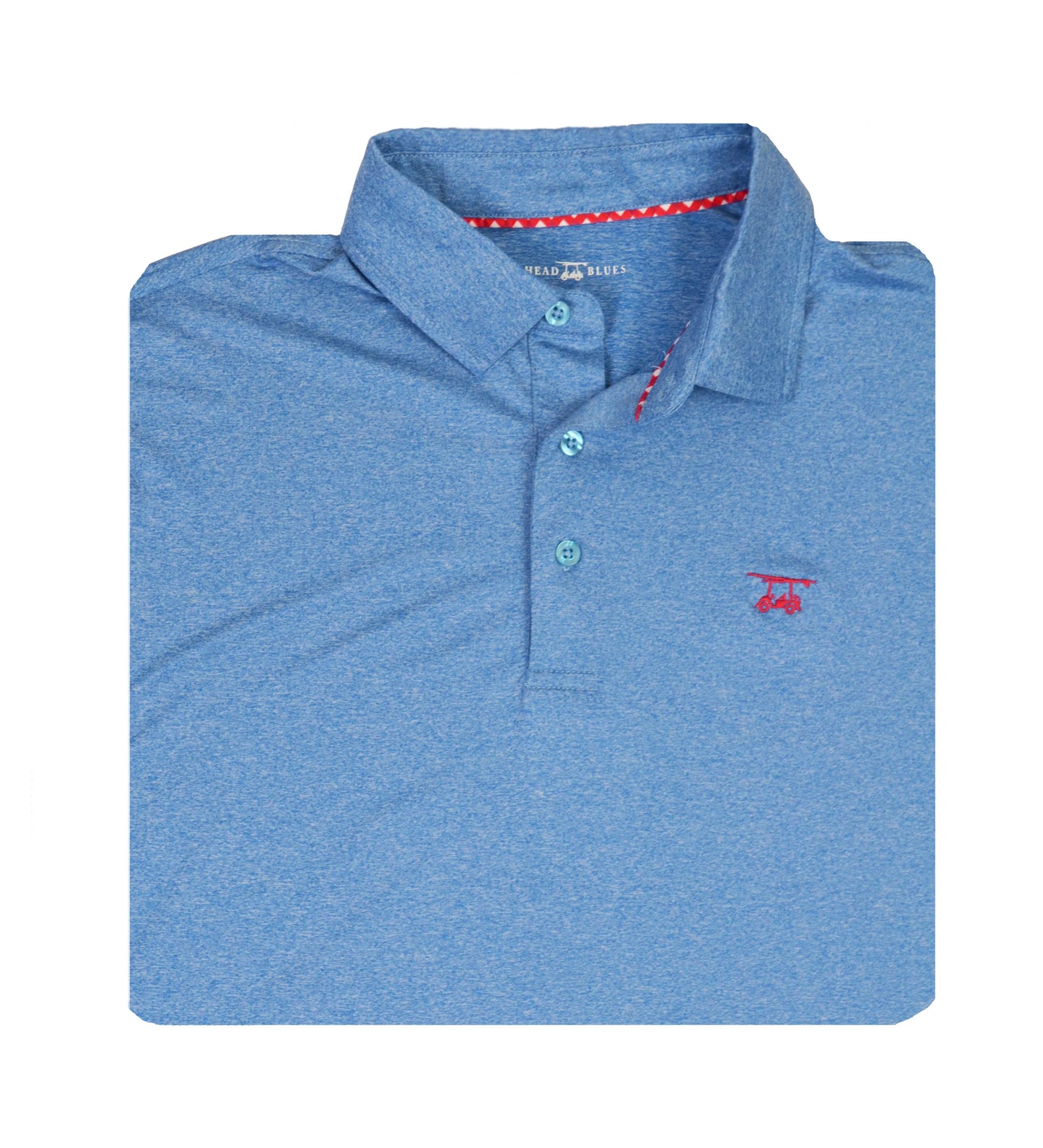 Bald Head Blues Albatross Polo - Heather Regatta