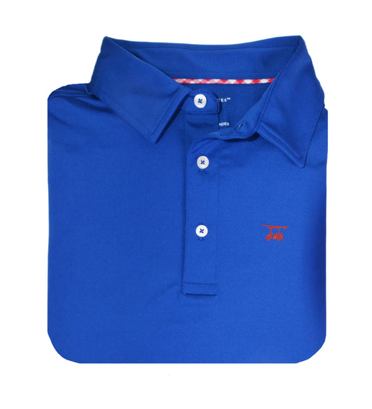 Bald Head Blues Albatross Polo - Royal Blue (White Golf Cart Logo, Not Pictured)