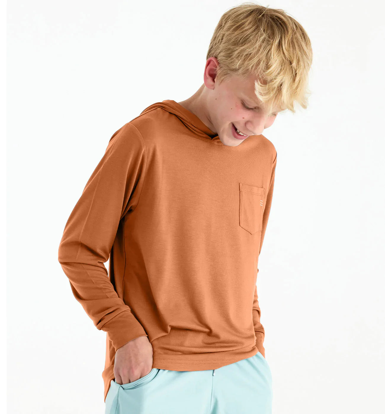 Free Fly Youth Bamboo Shade Hoodie