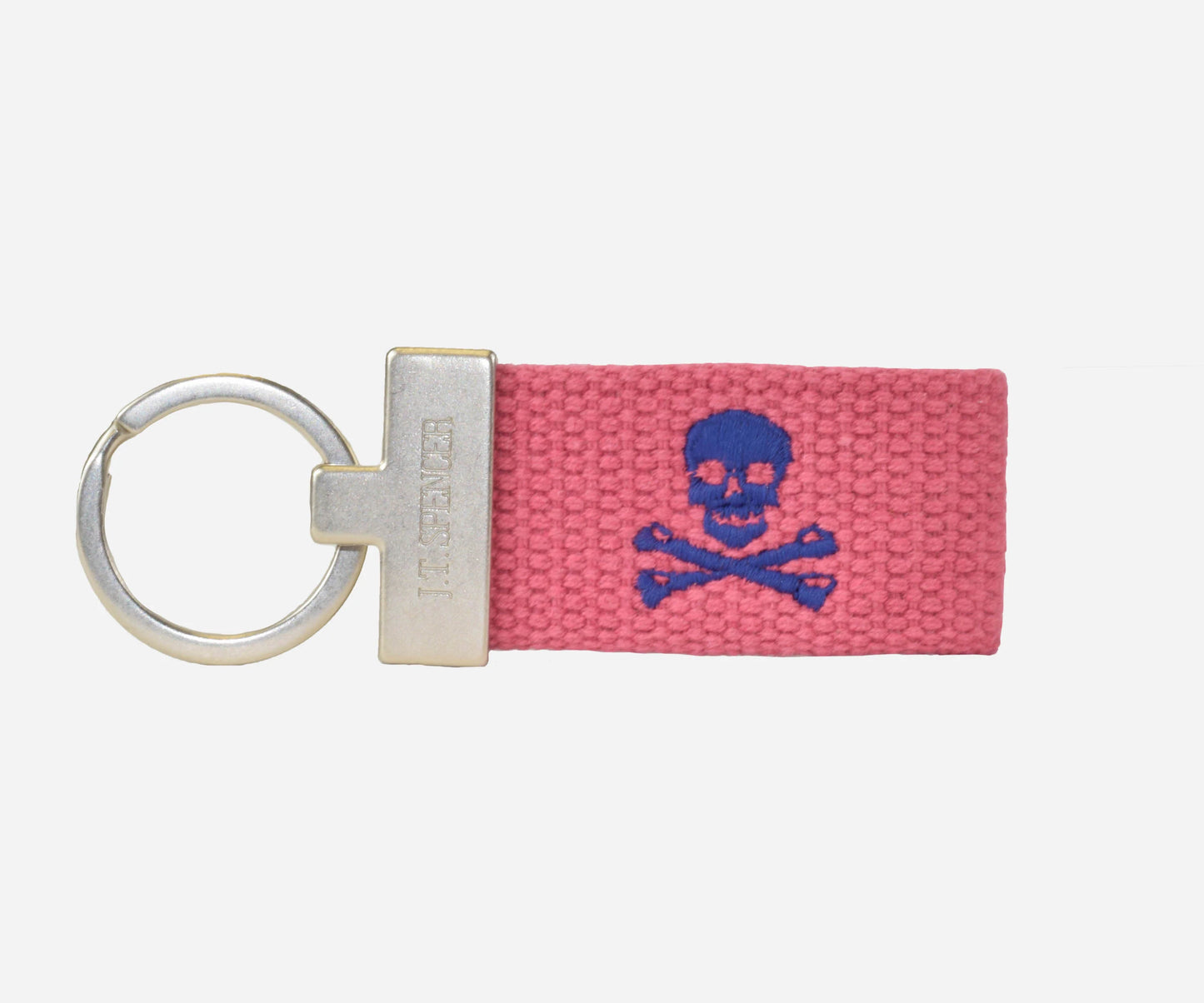 JT Spencer JOLLY ROGER KEY FOB (VINEYARD RED)