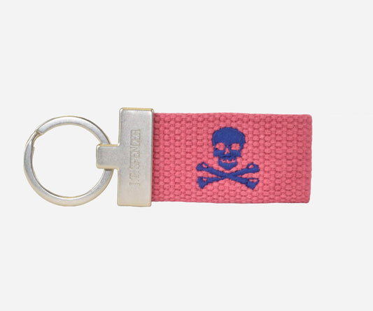 JT Spencer JOLLY ROGER KEY FOB (VINEYARD RED)