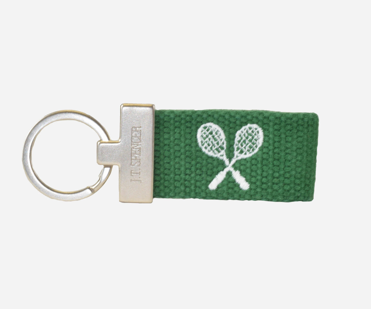 JT Spencer TENNIS KEY FOB (ERIN GREEN)