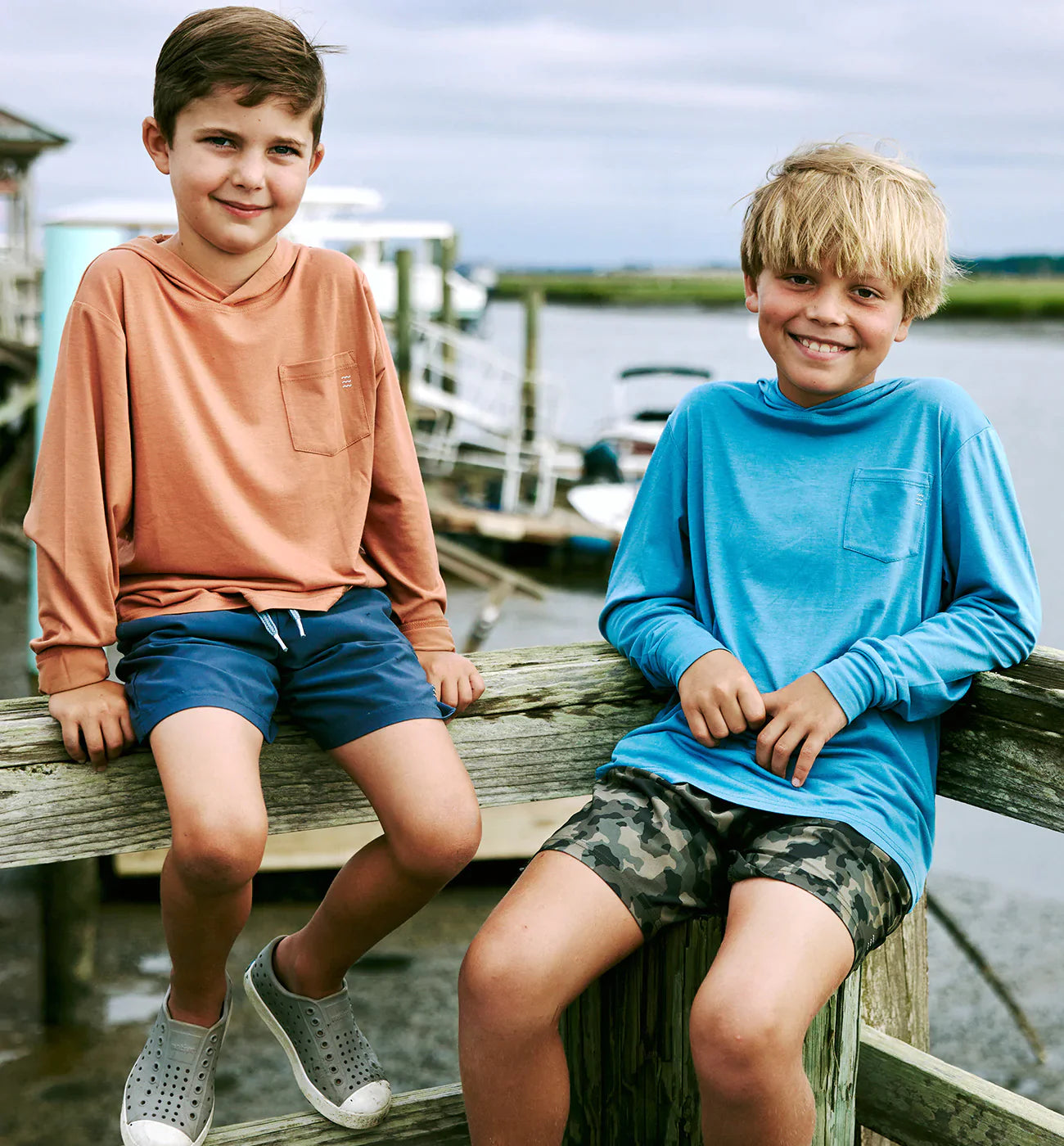 Free Fly Youth Bamboo Shade Hoodie