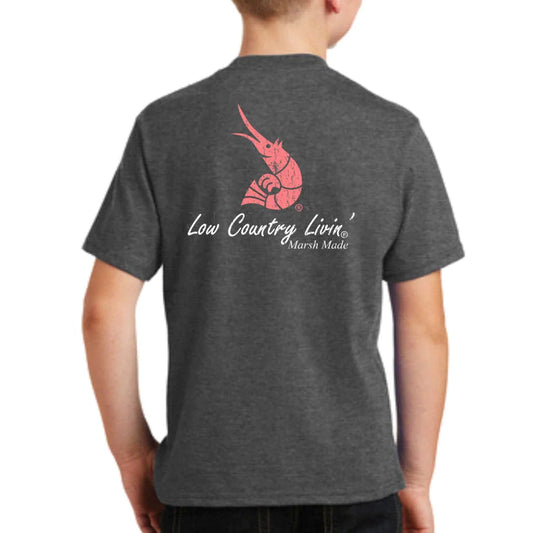 Low Country Livin' Youth Original Tee - Charcoal