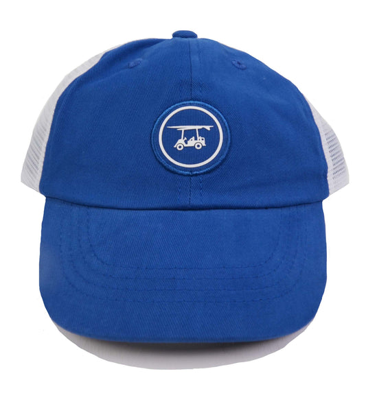 Bald Head Blues Youth Trucker Hat w/ Circle Logo